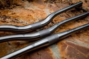 Roost titanium MTB handlebars riser range