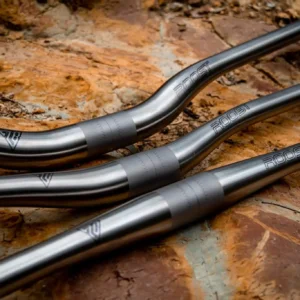 Roost titanium MTB handlebars riser range