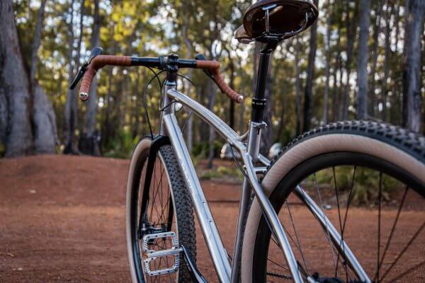 Roost Titus Titanium Gravel Bike Side Rear